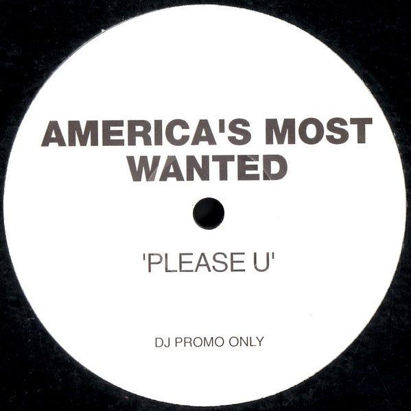 America's Most Wanted (3) : Please U (12", Promo, W/Lbl)