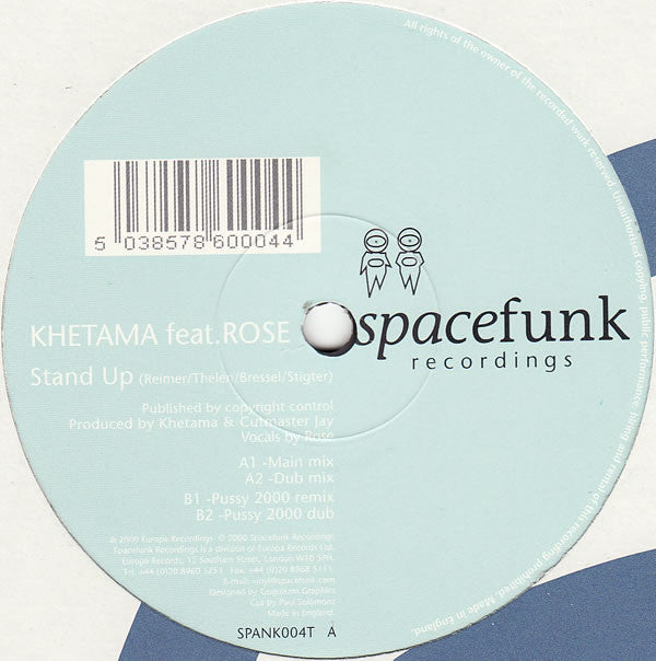 DJ Khetama Feat. Rose : Stand Up (12")