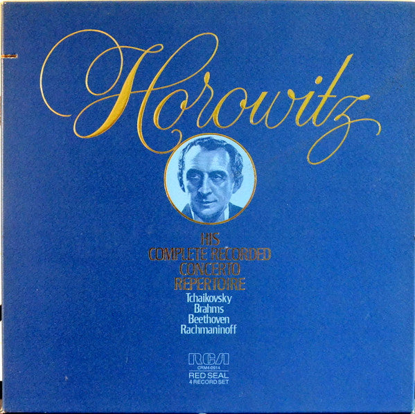 Vladimir Horowitz, Ludwig van Beethoven, Pyotr Ilyich Tchaikovsky, Johannes Brahms, Sergei Vasilyevich Rachmaninoff, Arturo Toscanini, NBC Symphony Orchestra, Fritz Reiner, RCA Victor Symphony Orchestra : Horowitz: His Complete Recorded Concerto Reptoire (4xLP, Mono + Box, Comp, Mono, RE)