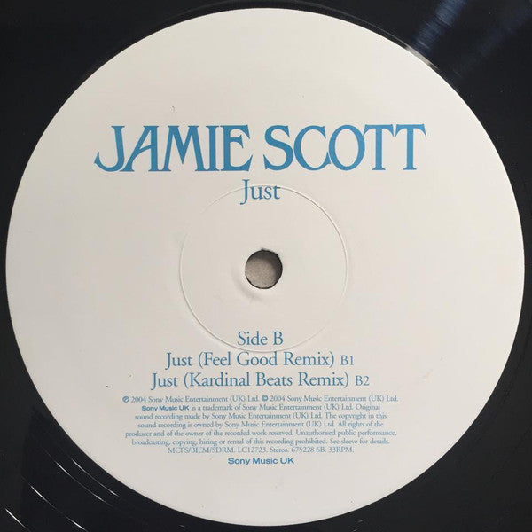 Jamie Scott : Just (12")