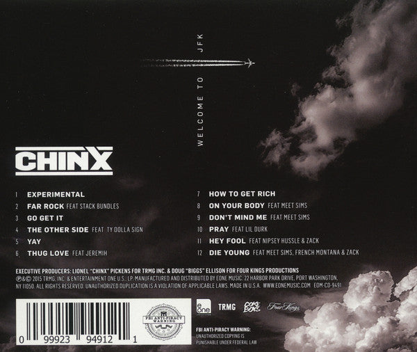 Chinx Drugz : Welcome To JFK (CD, Album)