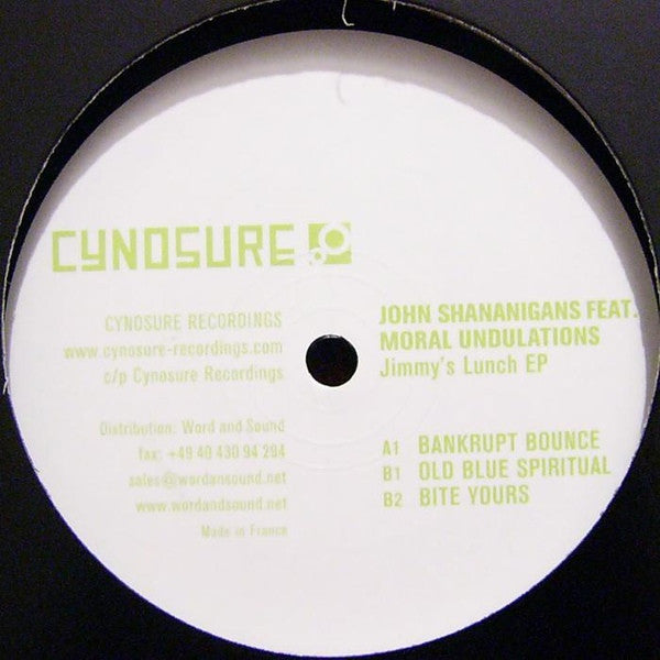 John Shananigans : Jimmy's Lunch EP (12", EP)