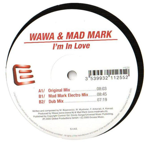 Wawa & Mad Mark : I'm In Love (12")