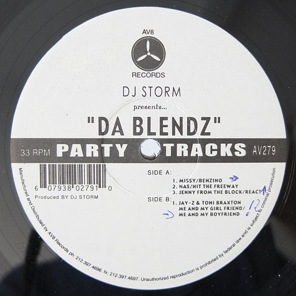 DJ Storm* : Da Blendz (12")