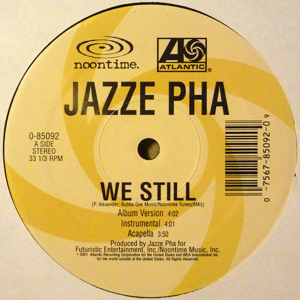 Jazze Pha : We Still (12")