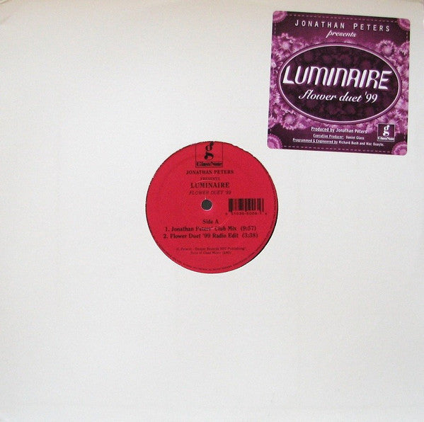 Jonathan Peters Presents Luminaire : Flower Duet '99 (12")