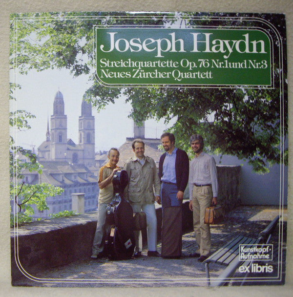 Joseph Haydn, Neues Zürcher Quartett : Streichquartette Op 76 Nr.1 Und Nr.3 (LP)