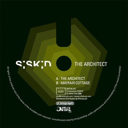 Siskid : The Architect (12")