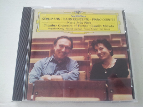 Robert Schumann, Maria-João Pires, The Chamber Orchestra Of Europe, Claudio Abbado, Augustin Dumay, Renaud Capuçon, Gérard Caussé, Jian Wang : Piano Concerto · Piano Quintet (CD)