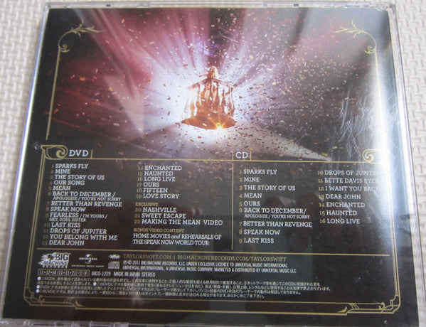 Taylor Swift : Speak Now World Tour Live CD+DVD (CD, Album + DVD-V, Multichannel, NTSC)