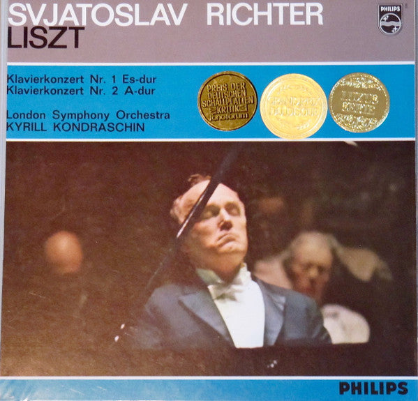 Sviatoslav Richter - Franz Liszt, The London Symphony Orchestra, Kiril Kondrashin : Klavierkonzert Nr. 1 Es-Dur / Klavierkonzert Nr. 2 A-Dur (LP, Mono)