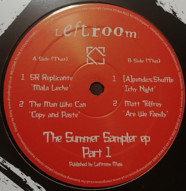 Various : The Summer Sampler EP (Part 1) (12", EP)