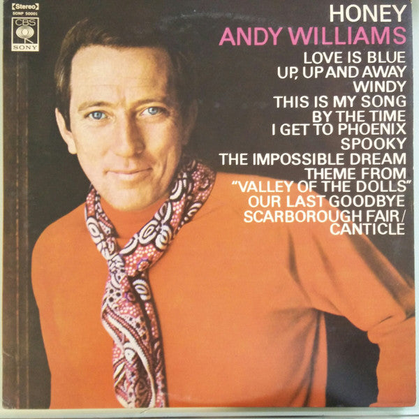 Andy Williams : Honey (LP, Album)