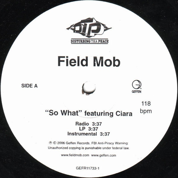 Field Mob : So What / My Wheels (12")