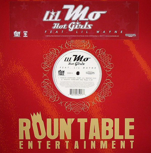 Lil' Mo Feat. Lil Wayne : Hot Girls (12")