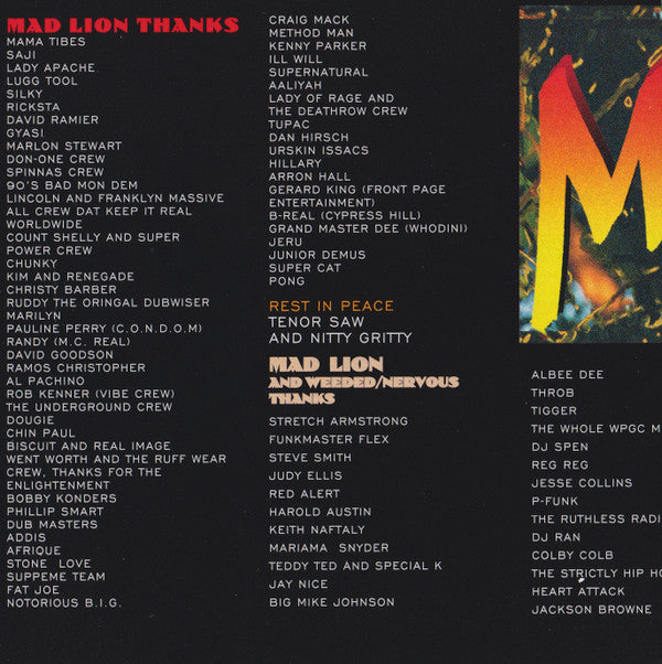 Mad Lion : Real Ting (CD, Album)