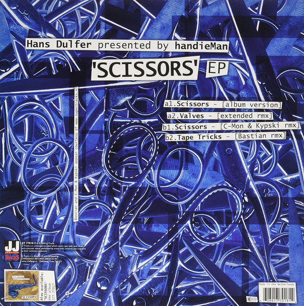 Hans Dulfer Presented By handieMan : Scissors EP (12", EP, Ltd)