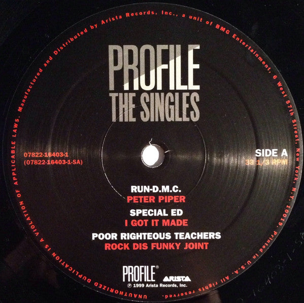 Various : Profile (The Singles) (Box, Comp + 5x12")