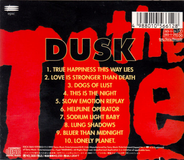 The The : Dusk (CD, Album)