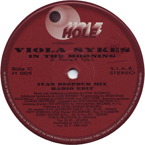 Viola Sykes : In The Morning (2x12", Ltd)