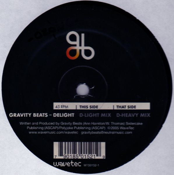 Gravity Beats : Delight (12")