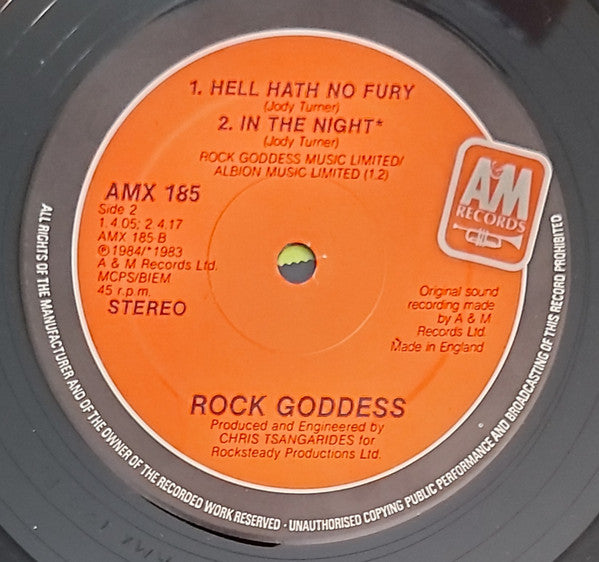 Rock Goddess : I Didn't Know I Loved You (Till I Saw You Rock And Roll) (12", Single)