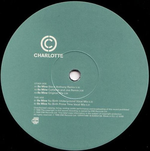 Charlotte : Be Mine (12")