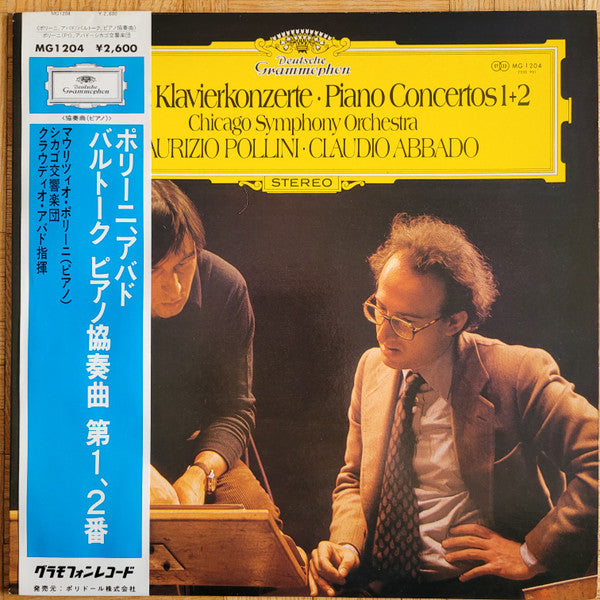 Béla Bartók - Maurizio Pollini, Claudio Abbado, The Chicago Symphony Orchestra : Klavierkonzerte • Piano Concertos 1 + 2 (LP, Album)