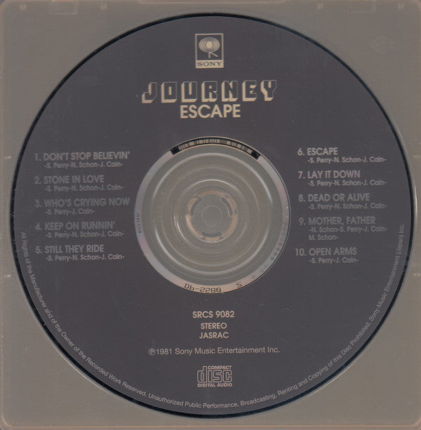 Journey : Escape (CD, Album, RE)