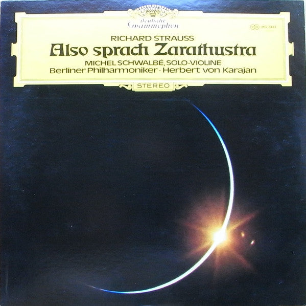 Richard Strauss / Herbert von Karajan, Berliner Philharmoniker, Michel Schwalbé : Also Sprach Zarathustra, Op. 30 (LP, Album)