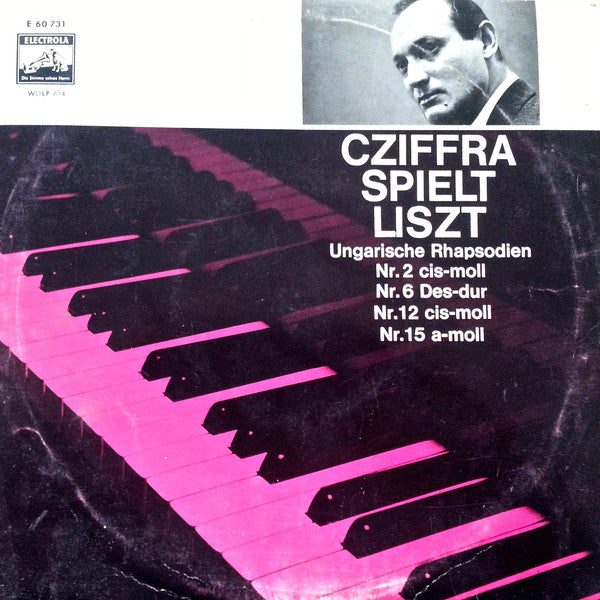 Gyorgy Cziffra : Cziffra Spielt Liszt - Ungarische Rhapsodien (10")