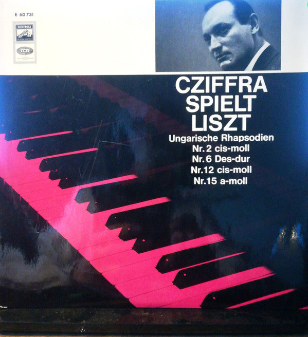 Gyorgy Cziffra : Cziffra Spielt Liszt - Ungarische Rhapsodien (10")