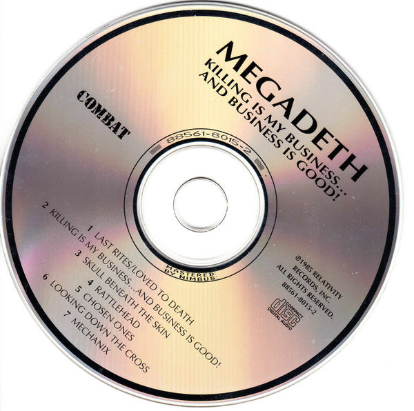 Megadeth : Killing Is My Business... And Business Is Good! (CD, Album, RP)