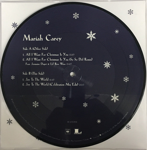 Mariah Carey : All I Want For Christmas Is You (10", EP, Ltd, Num, Pic)