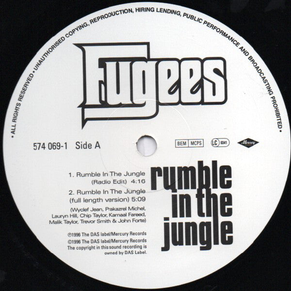 Fugees : Rumble In The Jungle (12")