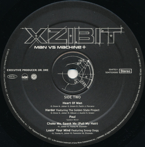 Xzibit : Man Vs Machine (2xLP, Album)