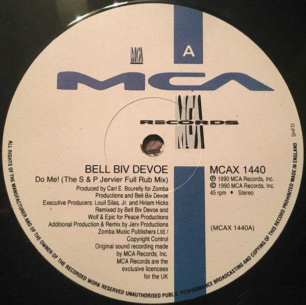 Bell Biv Devoe : Do Me! (Remix) (12")