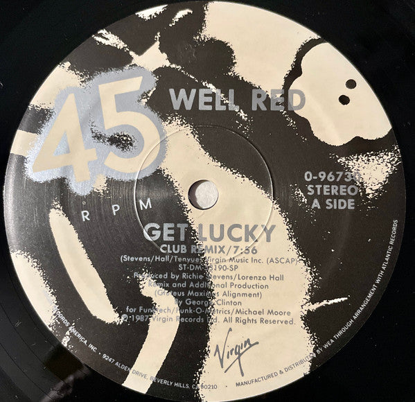 Well Red : Get Lucky (12")