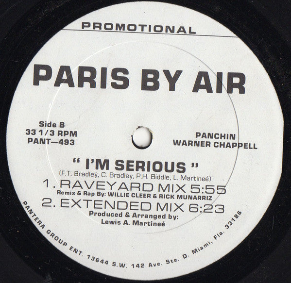 Paris By Air : I'm Serious (12")