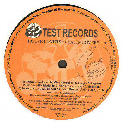 House Lovers : Latin Lovers EP (12", EP)