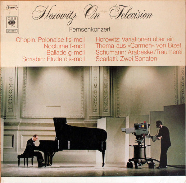 Vladimir Horowitz : Horowitz On Television - Fernsehkonzert (LP, Album)