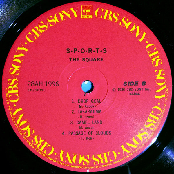 T-Square : S･P･O･R･T･S (LP, Album)