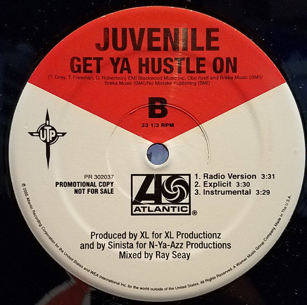 Juvenile (2) : Rodeo / Get Ya Hustle On (12", Single, Promo)