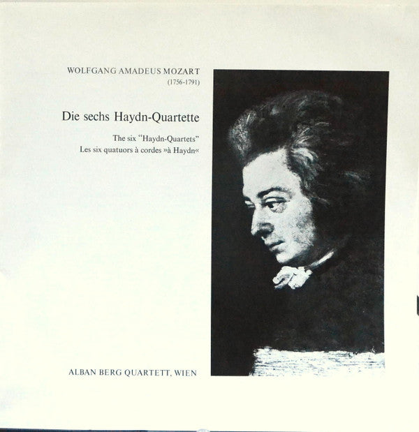 Alban Berg Quartett — Wolfgang Amadeus Mozart : Die Sechs Haydn Quartette - The Six Haydn Quartets (3xLP + Box)