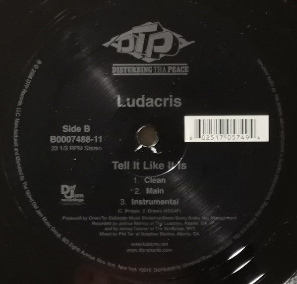 Ludacris : Money Maker / Tell It Like It Is (12")