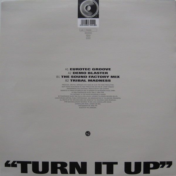 DJ Duke : Turn It Up (Say Yeah) (12")