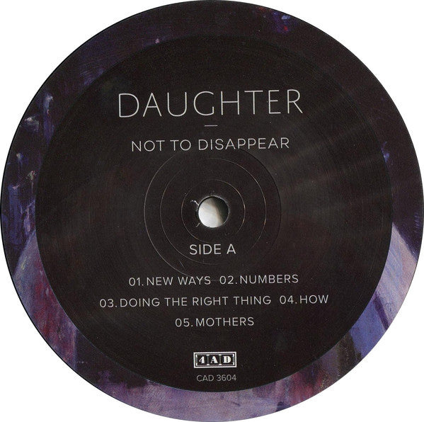 Daughter (2) : Not To Disappear (LP, Album)