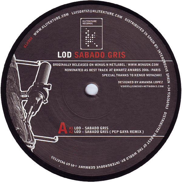 LOD : Sabado Gris (12")