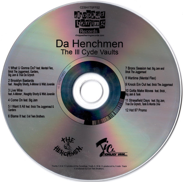 Da Henchmen : Ill Cyde Vaults (CD, Comp, Ltd)