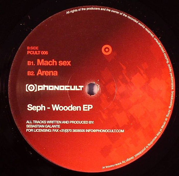 Seph (2) : Wooden EP (12", EP)